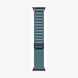 49mm Light Blue Alpine Loop - Small - Black Titanium Finish