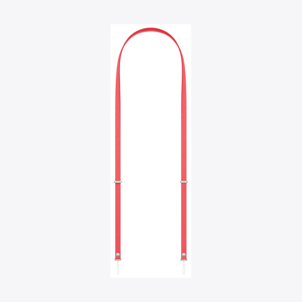 Crossbody Strap - Bright Guava