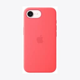 iPhone 17e Silicone Case with MagSafe – Bright Guava