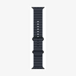 49mm Navy Ocean Band - Black Titanium Finish