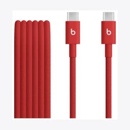 Beats USB-C to USB-C Woven Cable (1.5 m) - Rapid Red