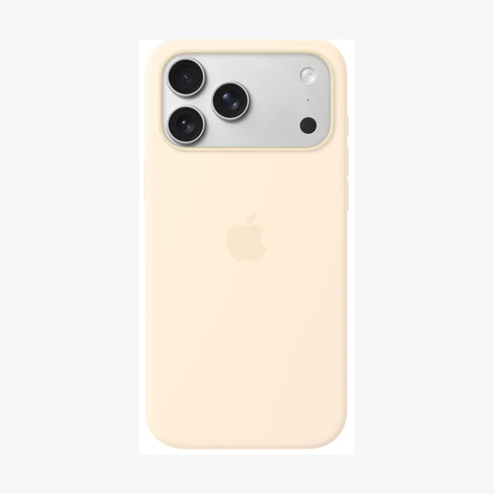 iPhone 17 Pro Max Silicone Case with MagSafe – Vanilla