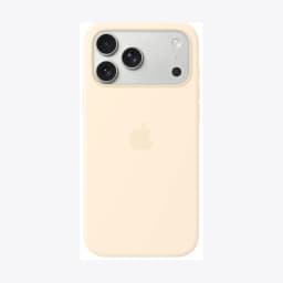 iPhone 17 Pro Max Silicone Case with MagSafe – Vanilla
