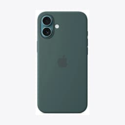 iPhone 16 Plus Silicone Case with MagSafe - Lake Green