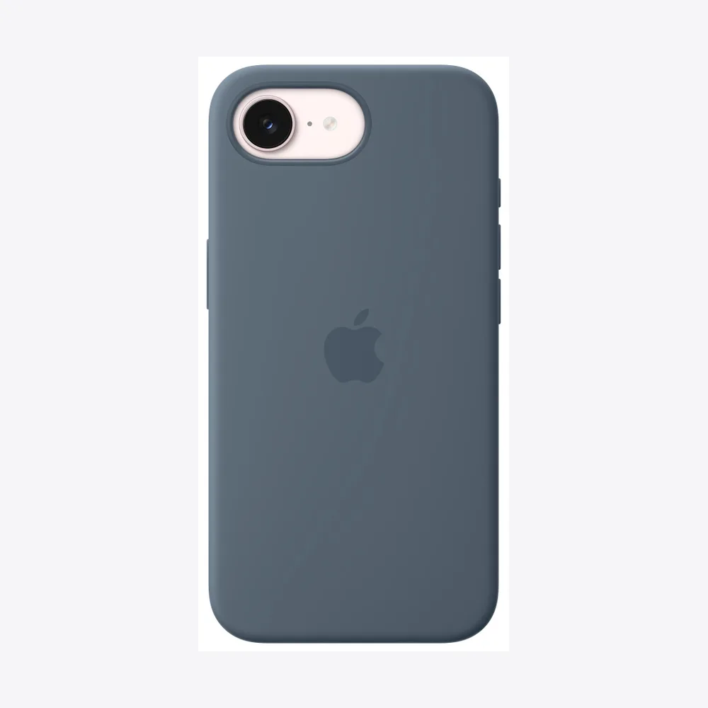 iPhone 17e Silicone Case with MagSafe – Anchor Blue
