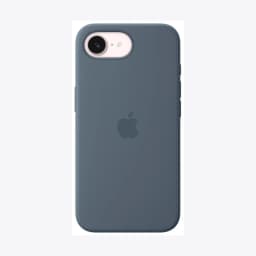 iPhone 17e Silicone Case with MagSafe – Anchor Blue