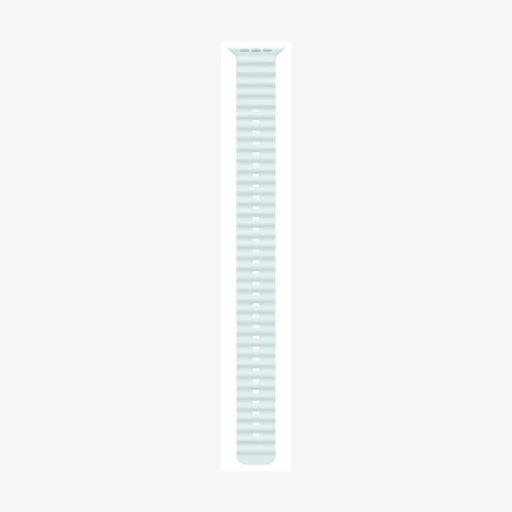 49mm Ice Blue Ocean Band Extension - Black Titanium Finish
